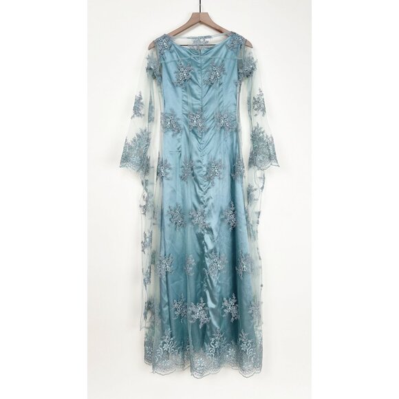 Vintage Handmade Maxi Dress Whimsigoth Medieval Princess Regency Costume Party - Picture 4 of 5